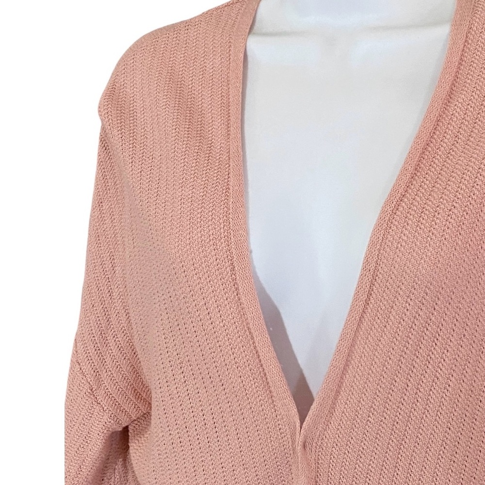Wild Fable Pink Longline Duster Cardigan S Oversized Cotton Cottagecore Boho - Picture 5 of 9